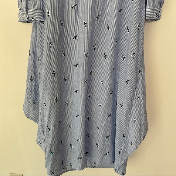 House of Harlow 1960 REVOLVE Nolita Off Shoulder Wrap Midi Dress Pinstripe - Picture 10 of 16